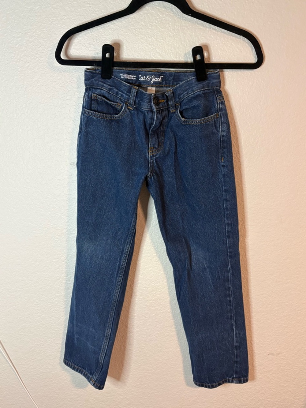 Cat & Jack Dark Blue Straight-Leg boys' Jeans